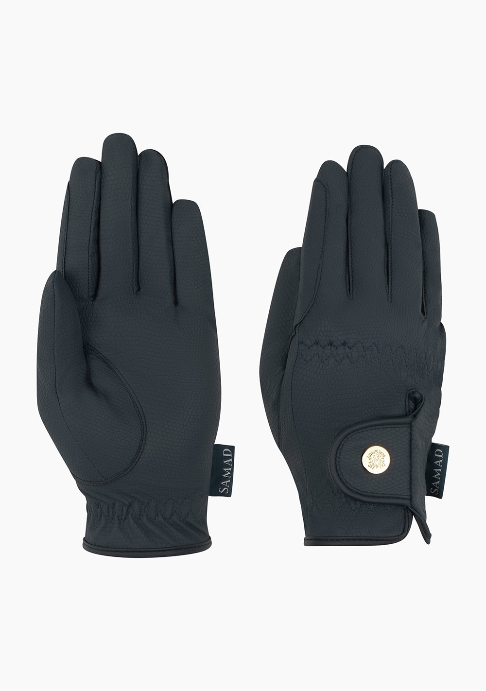 ATLAS RIDING GLOVES GOLD (NAVY BLUE)