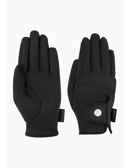 ATLAS RIDING GLOVES SILVER (BLACK)