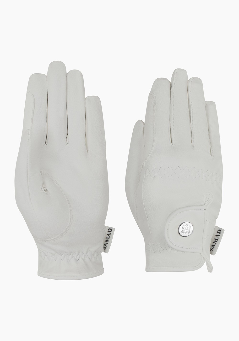 ATLAS RIDING GLOVES SILVER (WHITE)