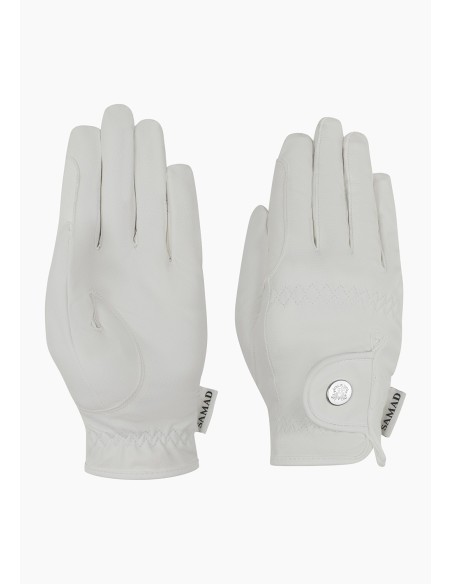 ATLAS RIDING GLOVES SILVER (WHITE)