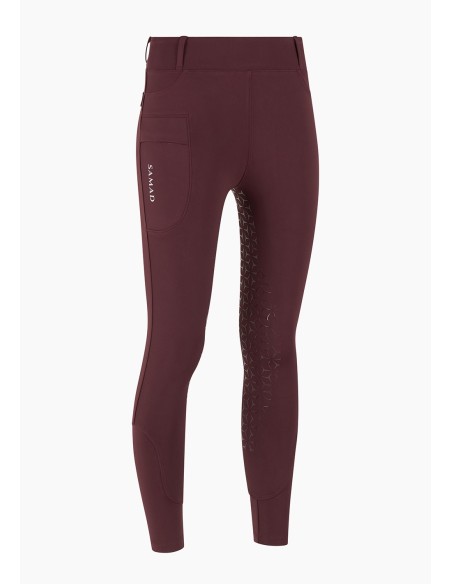 TEIDE JUNIOR RIDING LEGGINGS (BURGUNDY)