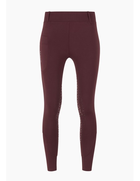 TEIDE JUNIOR RIDING LEGGINGS (BURGUNDY)