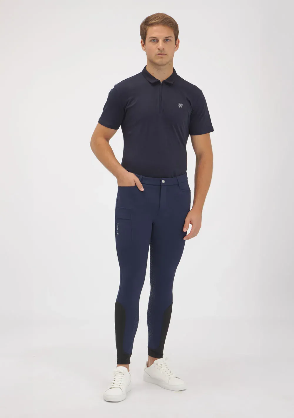 ROOK RIDING BREECHES (NAVY BLUE) 2