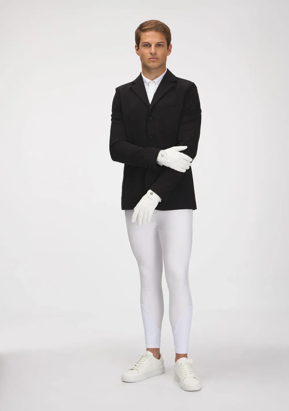 ATLAS RIDING GLOVES SILVER (WHITE) 2
