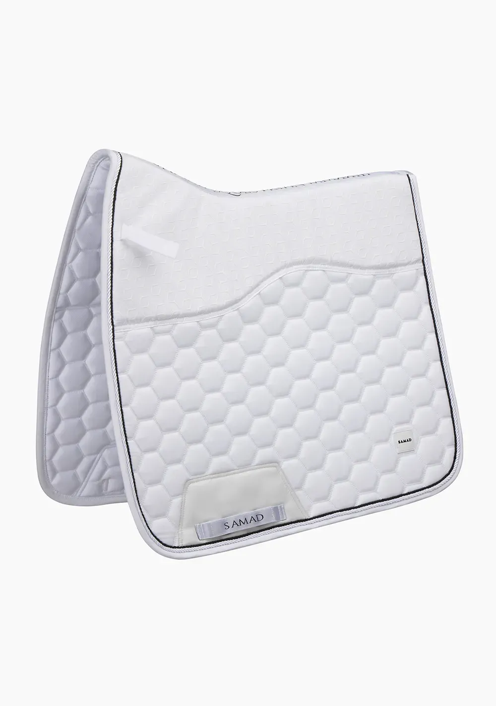 GLACIER EVENT COTTON DRESSAGE SADDLE PAD (WHITE)