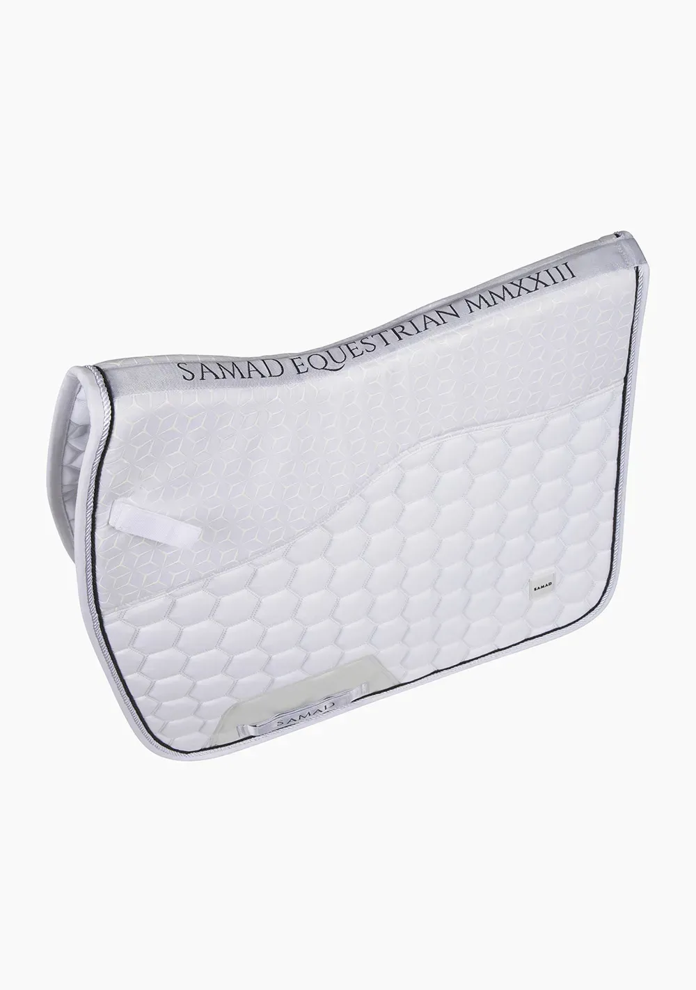 GLACIER EVENT COTTON DRESSAGE SADDLE PAD (WHITE) 2