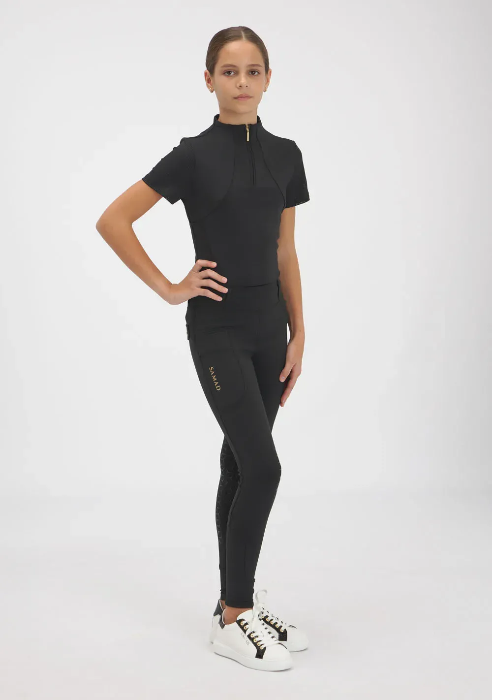 TEIDE JUNIOR RIDING LEGGINGS (BLACK) TEIDE JUNIOR RIDING LEGGINGS (BLACK)